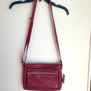 Sexy leather crossbody